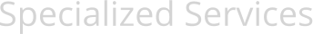 Specialized Services